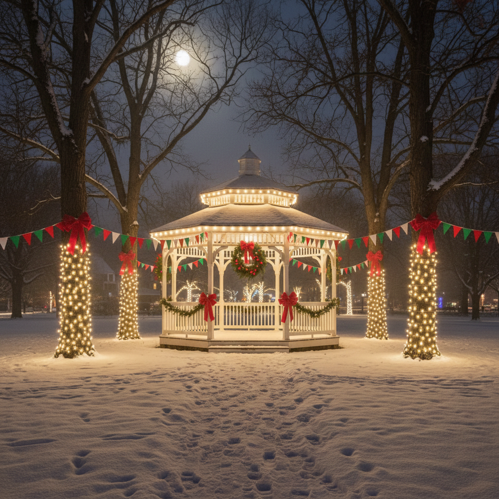 Ideas For Decorating Your City Park At Christmas