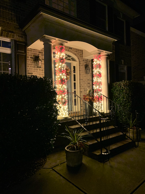 TREE-Z® Wrap Candy Cane Columns