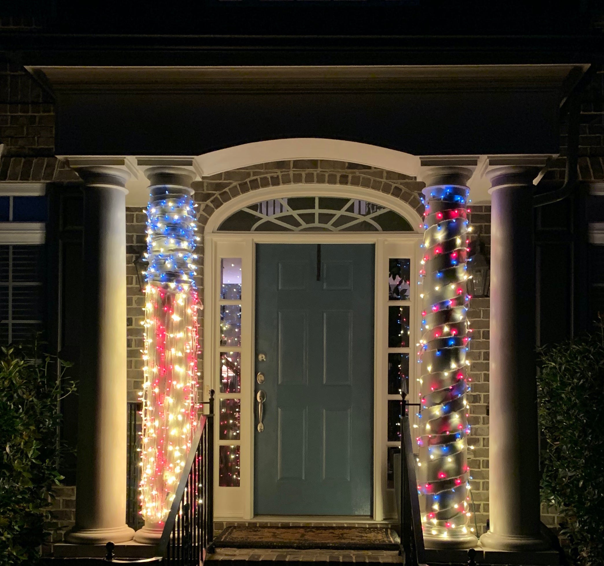 TREE-Z® Wrap American Flag Columns Photo